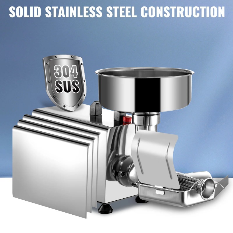 Stainless Steel Strainer - SucceBuy 電動フルーツプレスストレーナーマシン 業務用食品ストレーナー ソースメーカー ステンレス製トマトミリングツール