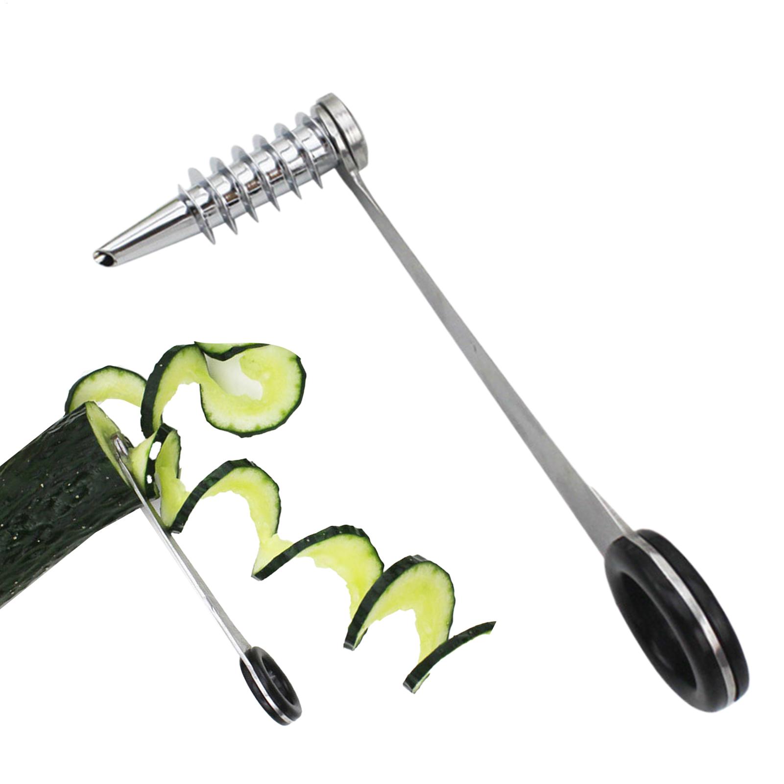 Spiralizer Vegetable Noodle - ズッキーニスパイラライザーヌードルメーカー ステンレス製ズッキーニカッタースライサー 軽量キッチンツール キュウリ・じゃがいも用調理器具