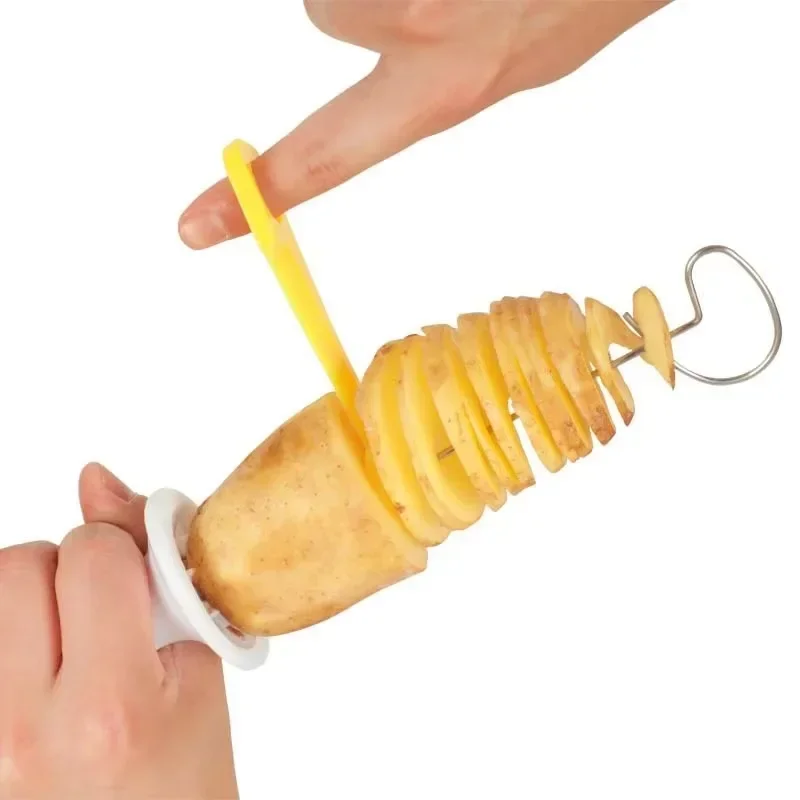 Kitchen Gadgets Of 2025 - 2025年 ホットキッチン旋風ポテトスパイラルカッター ポテトタワー製造機 野菜スライサー 野菜ツール アクセサリー