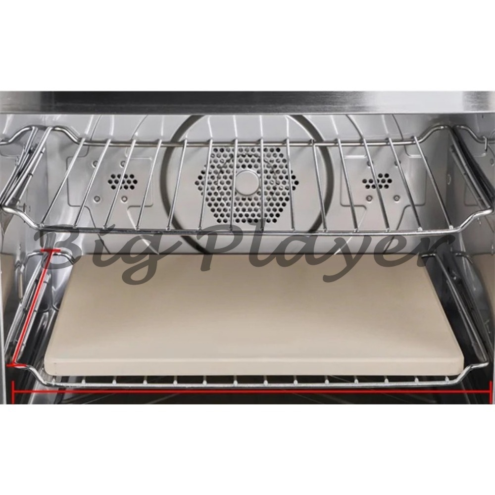Pizza Stone Baking - 食品グレードのコルディエライトピザストーン - チーズ用丸型、正方形、長方形BBQオーブンベーキングプレート