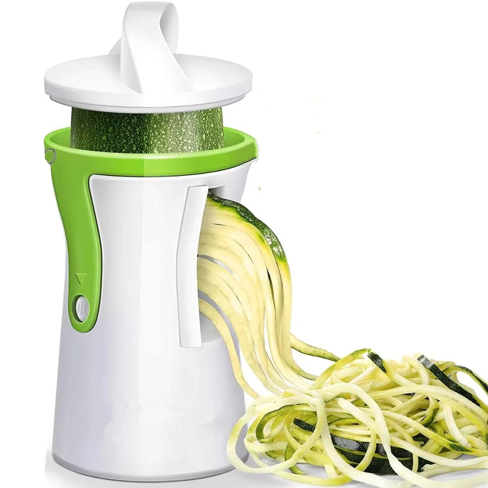 Spiralizer Vegetable Noodle - 頑丈な野菜スパイラライザーカッター、スパイラルスライサー、ズッキーニパスタメーカー、ヌードルスパゲッティキッチンツール