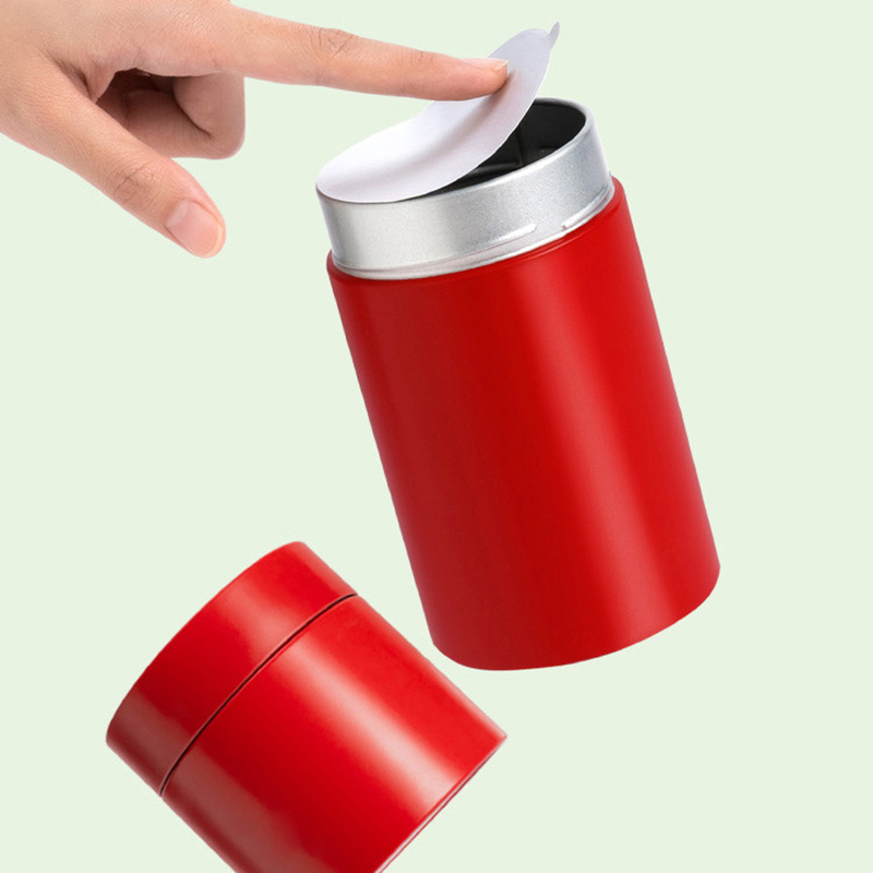 Kitchen Gadgets Usa - コーヒーキャディーオーガナイザー家庭用収納キッチンガジェットミニブリキ箱茶缶小型旅行用ポータブル容器瓶砂糖