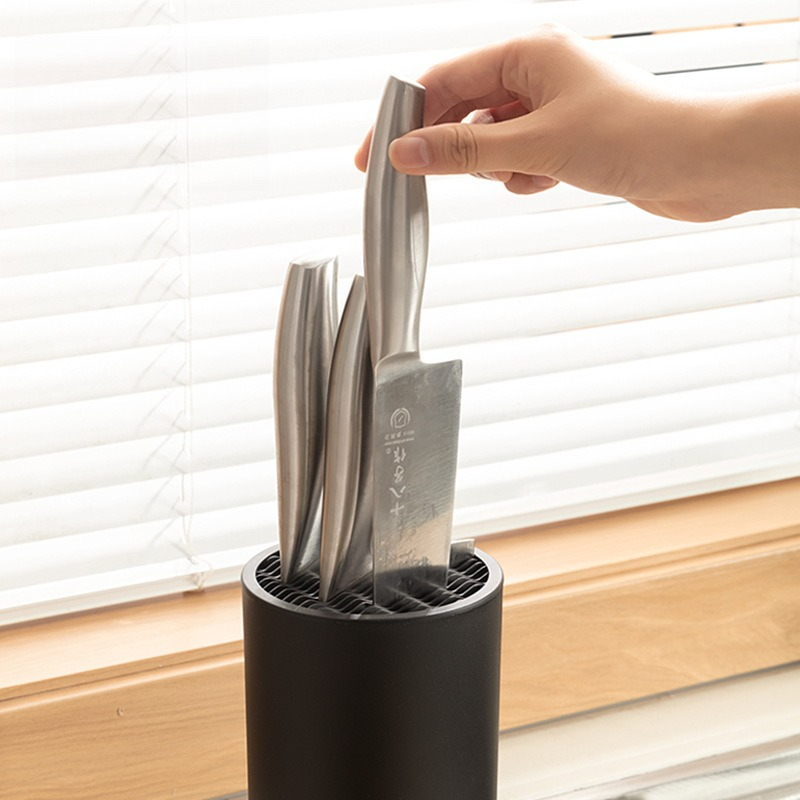 ナイフホルダー挿入式ナイフ収納スタンドフルーツナイフ包丁骨切 - Kitchen Gadgets Hacks のレビューと価格