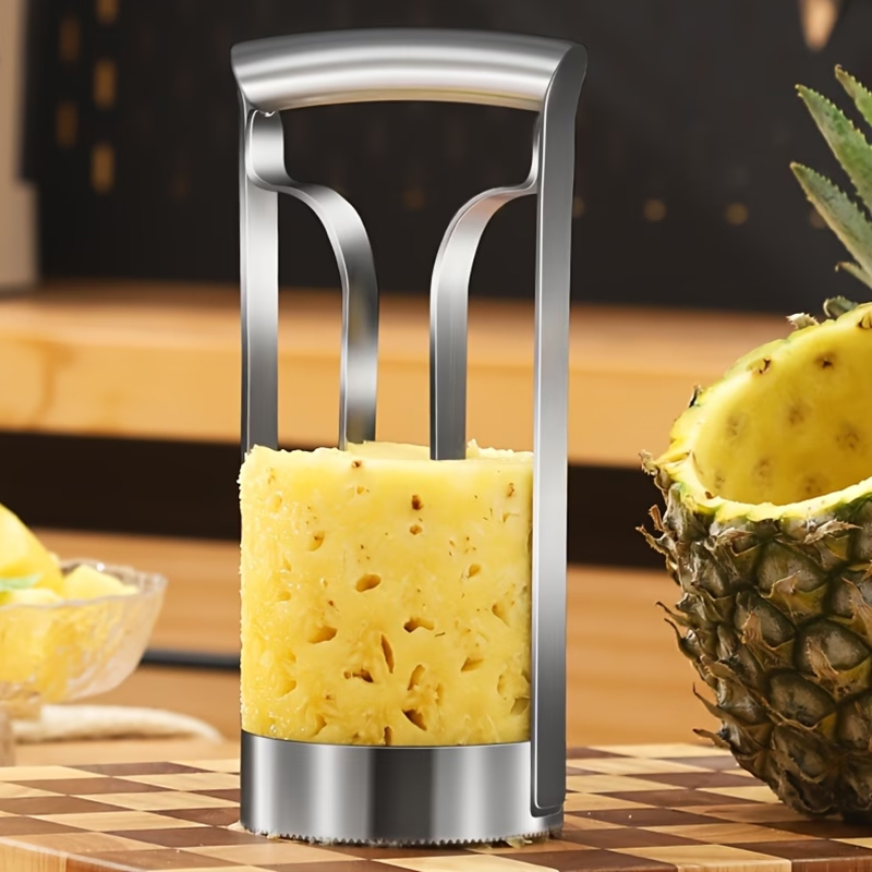パイナップルピーラー パイナップルコアラー スライサー ステ - Kitchen Gadgets Usa のレビューと価格