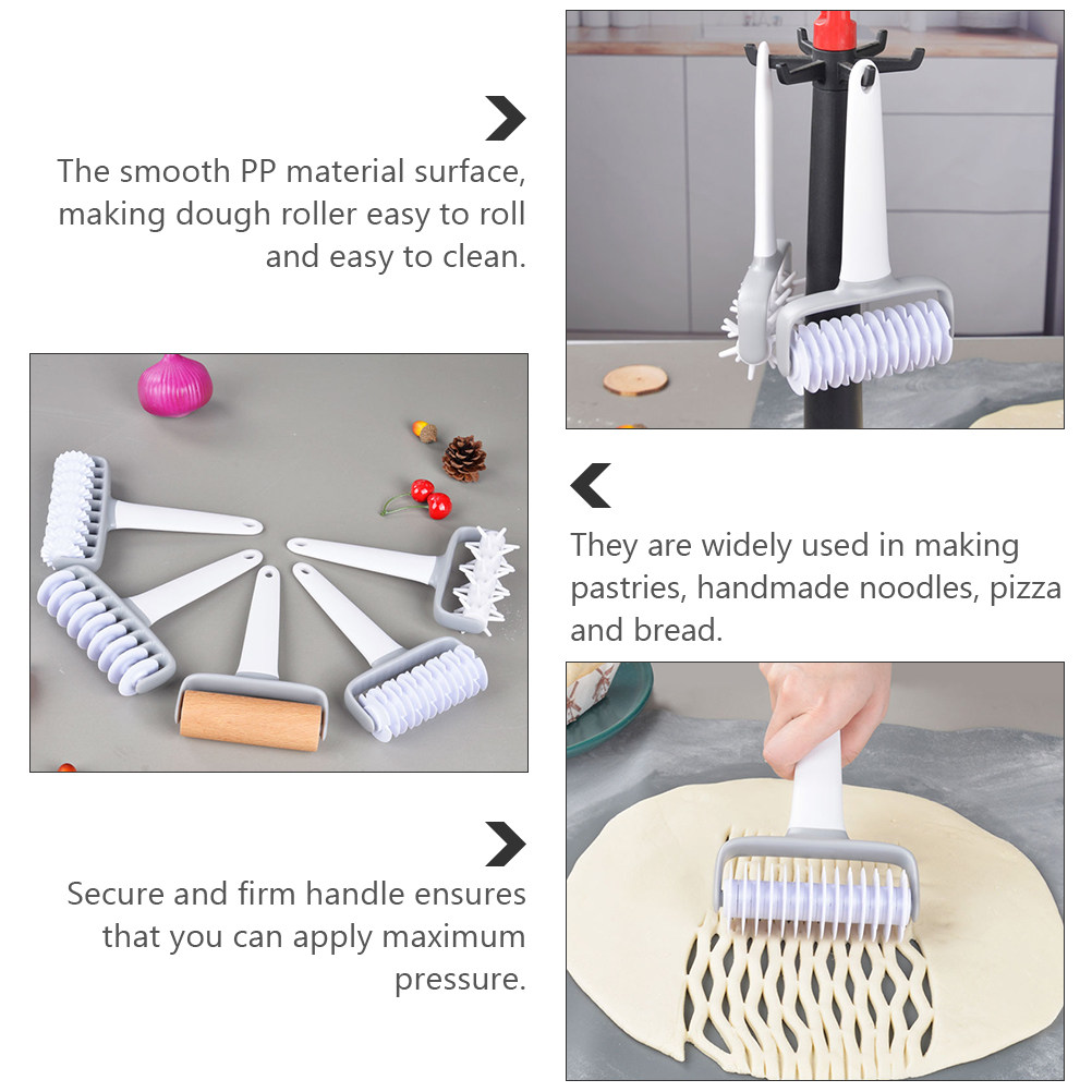 2個入り生地ローラー、滑らかな表面のペストリー格子ホイール、 - Pizza Stone Baking のレビューと価格