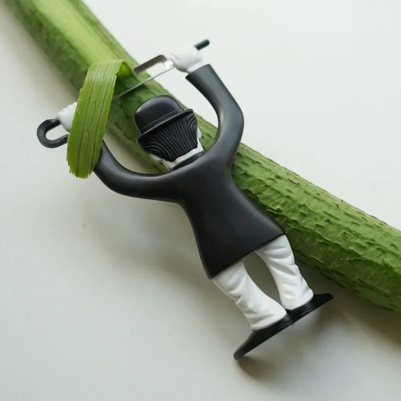 クリエイティブプラスチックキャラクターピーラー、果物野菜ポテ - Kitchen Gadgets Hacks のレビューと価格