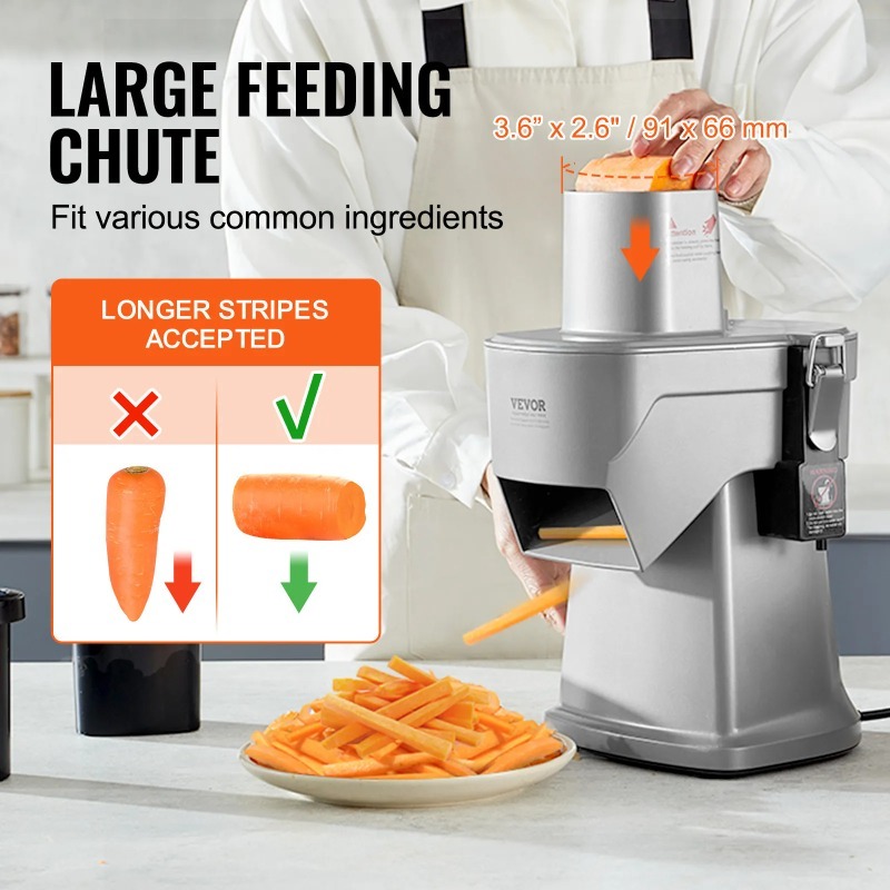 SucceBuy 電動野菜スライサー 4 in 1 多機能フ - Vegetable Chopper のレビューと価格