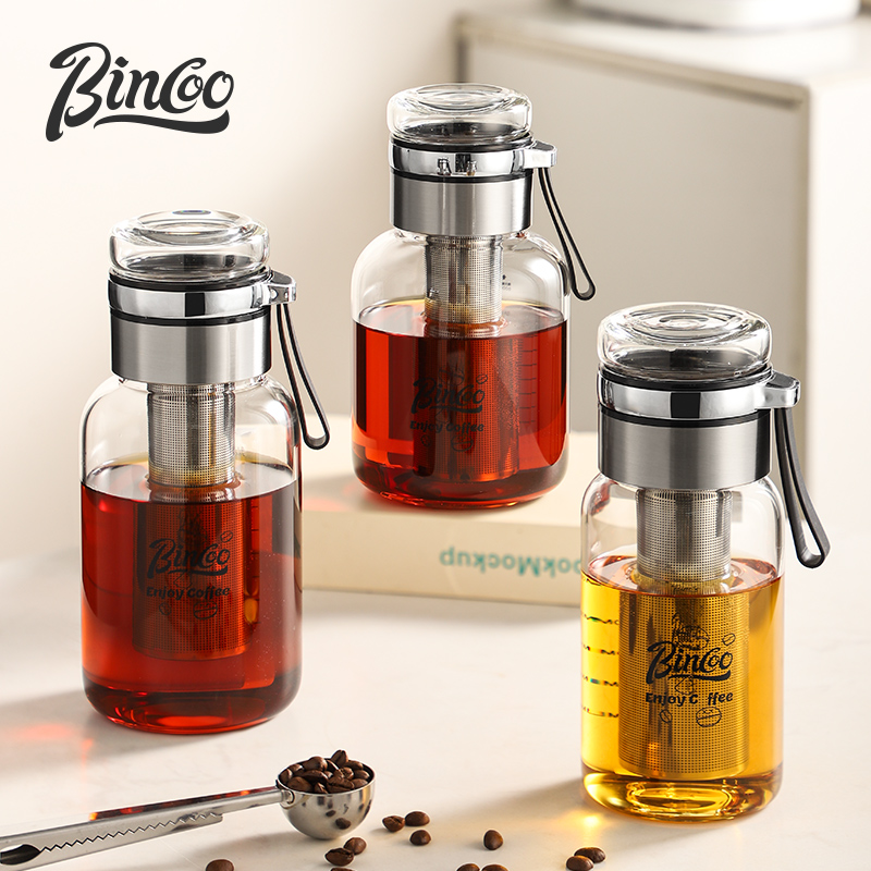 Bincoo-透明なステンレス鋼のコーヒーカップ,長いフィル - Stainless Steel Strainer のレビューと価格