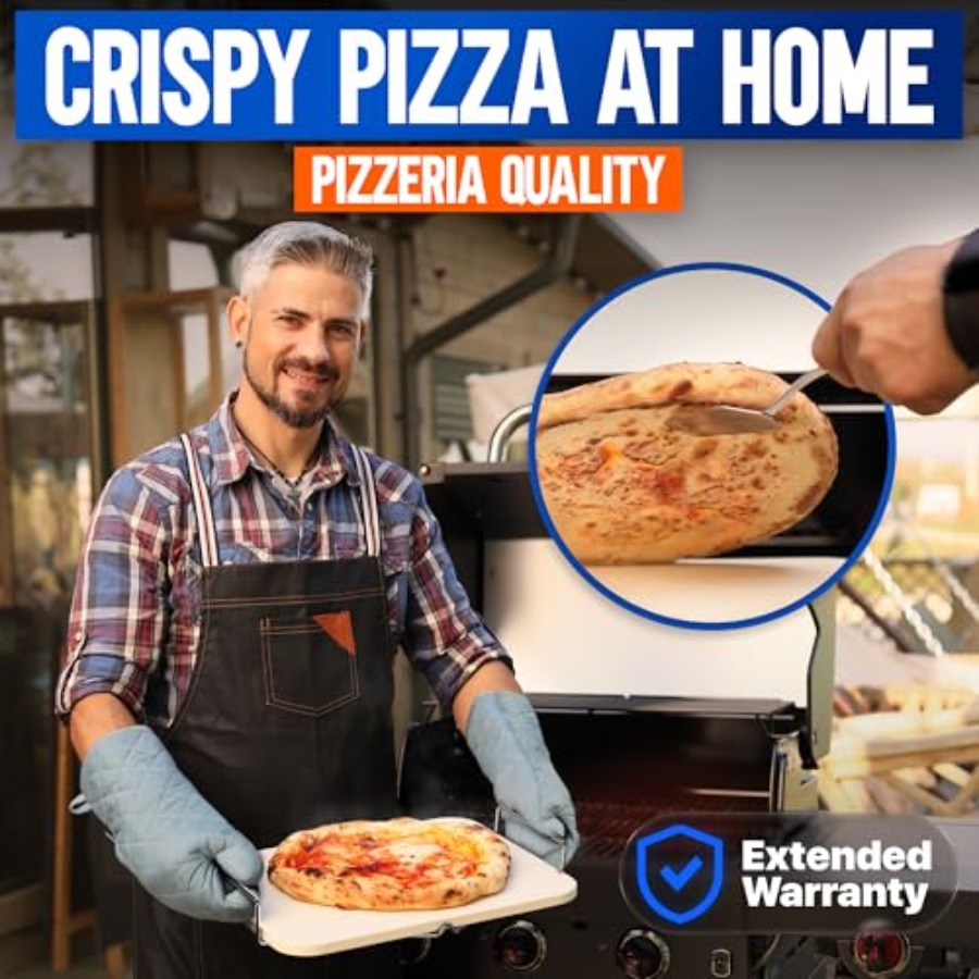 15x ピザストーン オーブンとバーベキューグリル用 ハンド - Pizza Stone Baking のレビューと価格