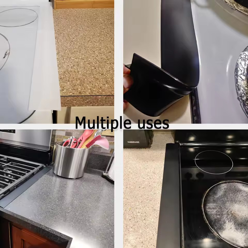 シリコーンギャップストリップキッチンガスストーブシールストリ - Kitchen Gadgets Hacks のレビューと価格