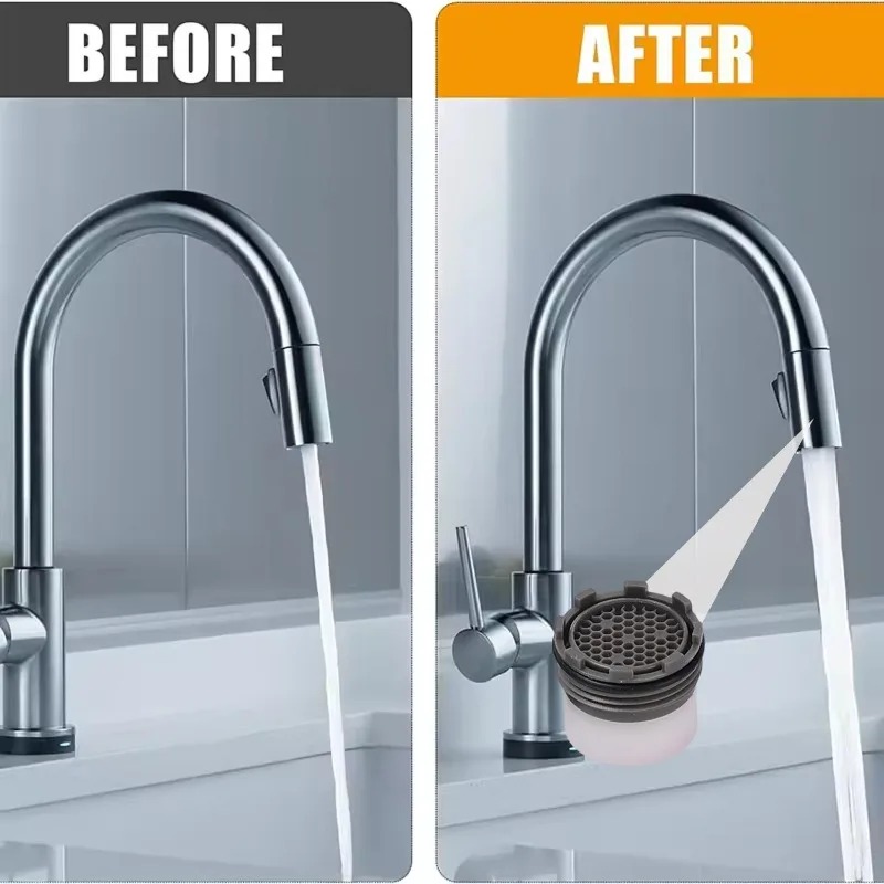 蛇口エアレーター交換キット節水タップフィルターメッシュインサ - Kitchen Gadgets Hacks のレビューと価格