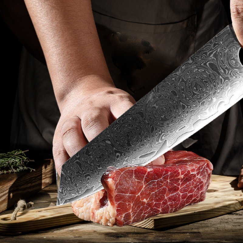 8インチキッチンナイフシェフナイフコンビネーションセット67 - Kitchen Gadgets Japanese のレビューと価格