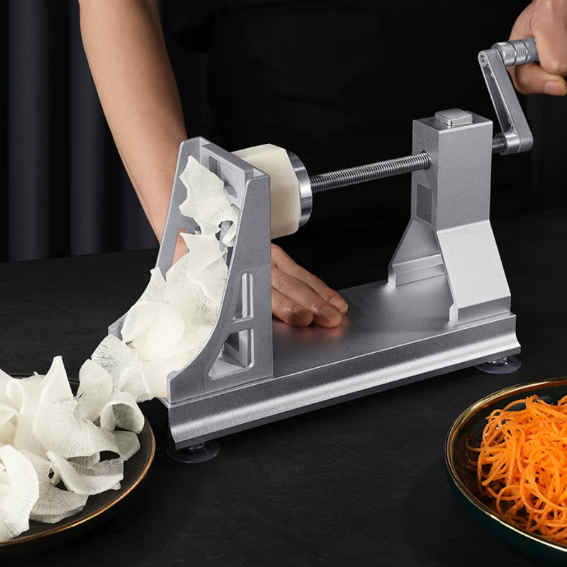金属製野菜スパイラライザー 3枚刃 ポテトスライサー ヌード - Spiralizer Vegetable Noodle のレビューと価格