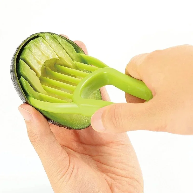 3 in 1 アボカドスライサー シアコアラー プラスチック - Kitchen Gadgets Hacks のレビューと価格