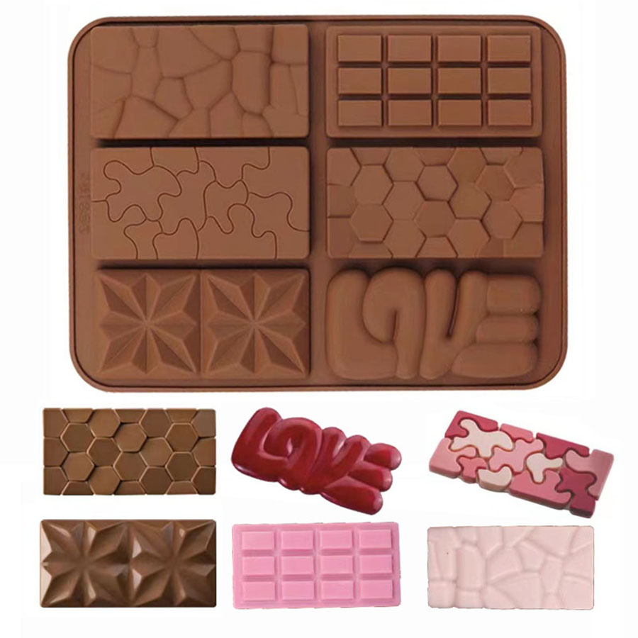 1pc チョコレート型 3D シリコーン型ドバイチョコレート - Kitchen Gadgets Dubai のレビューと価格