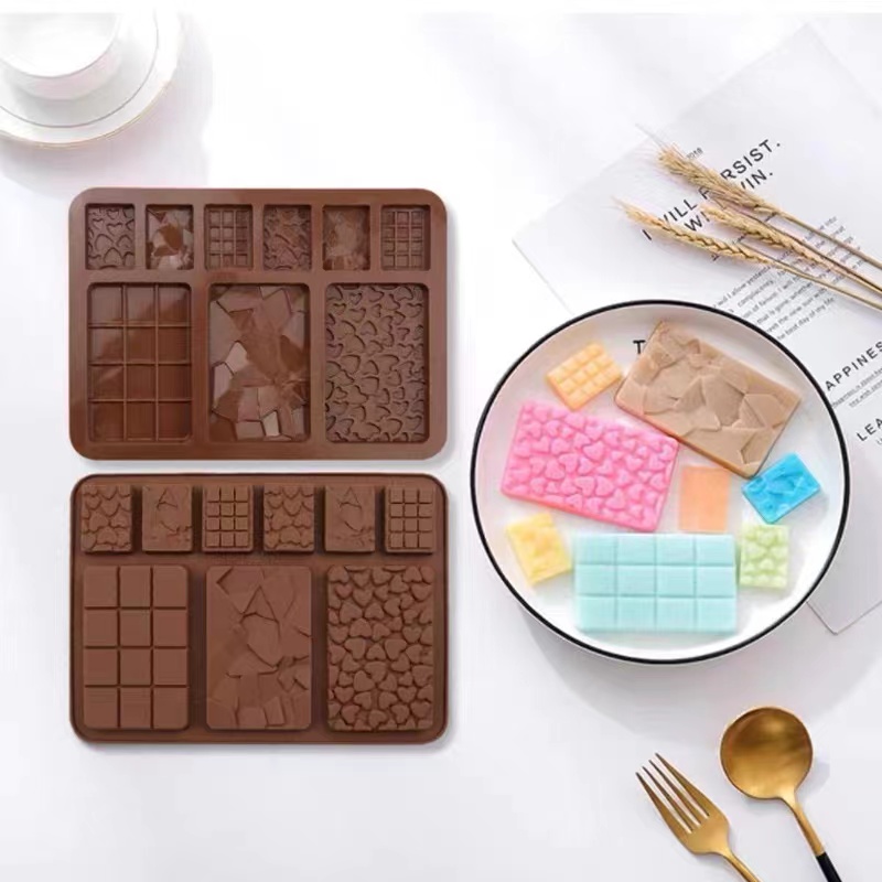 1pc チョコレート型 3D シリコーン型ドバイチョコレート - Kitchen Gadgets Dubai のレビューと価格