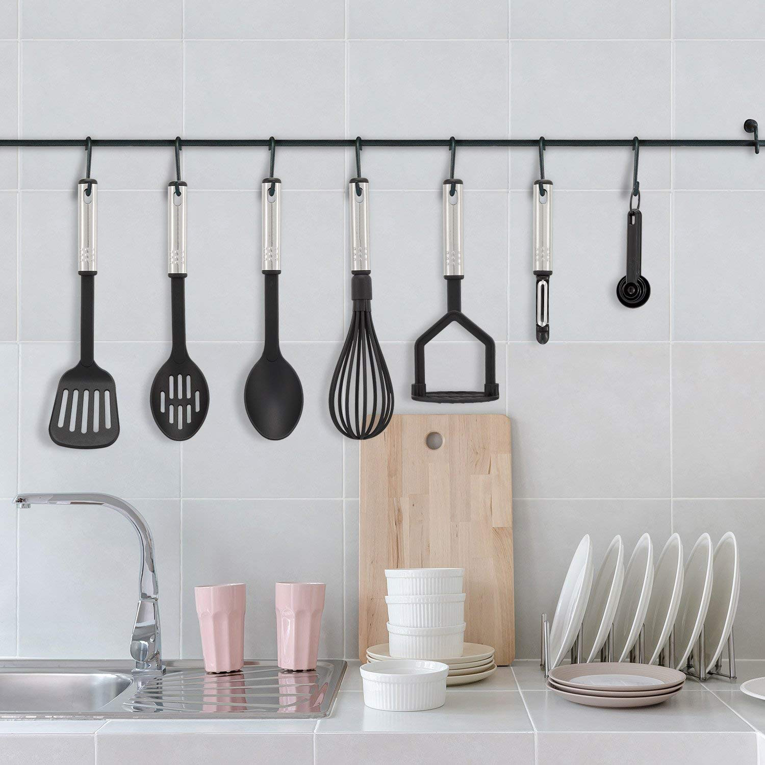 ホットセール42点セット ノンスティック耐熱ナイロンステンレ - Kitchen Gadgets Usa のレビューと価格