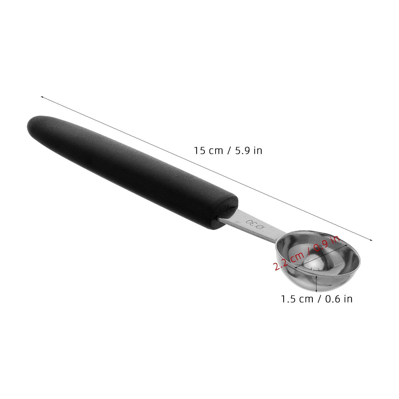ステンレス製メロンボーラースプーン 30mm キッチンガジェ - Kitchen Gadgets Usa のレビューと価格