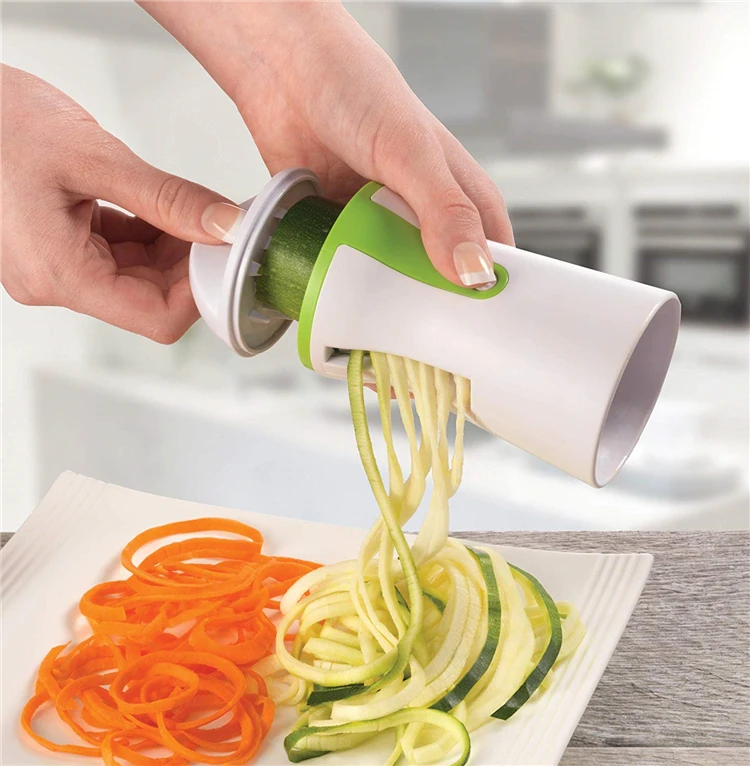 頑丈な野菜スパイラライザーカッター、スパイラルスライサー、ズ - Spiralizer Vegetable Noodle のレビューと価格