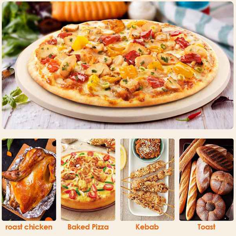 A68P-ピザストーン 15インチ丸型ベーキングストーン パ - Pizza Stone Baking のレビューと価格