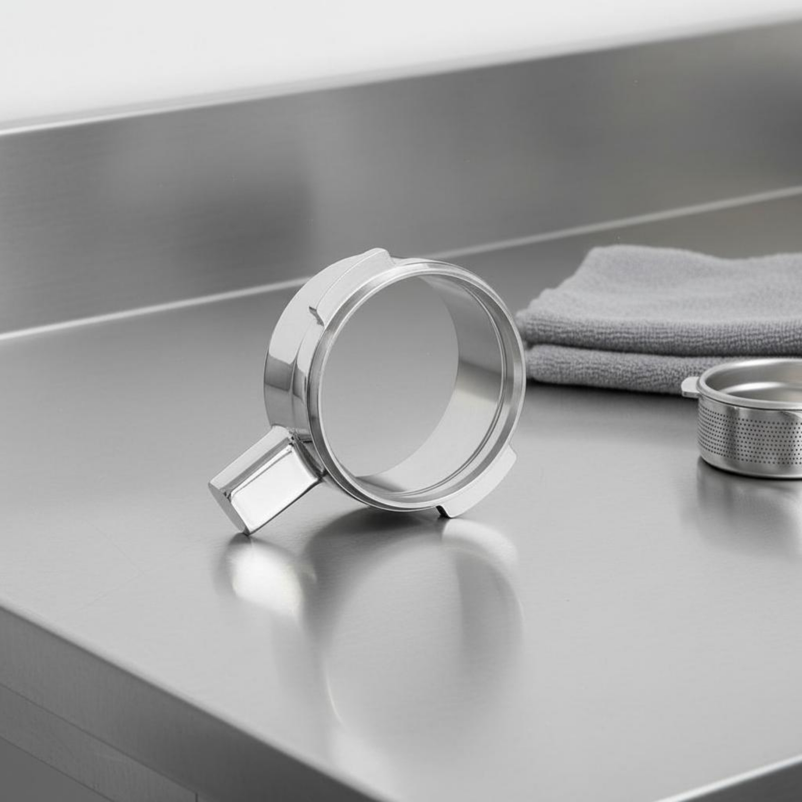 底なしポルタフィルターヘッド 精密研磨されたカバーなしポルタ - Stainless Steel Strainer のレビューと価格