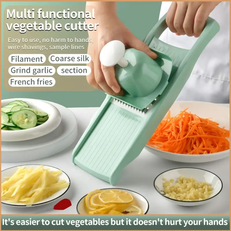 家庭用野菜切断ポテトスライサーシュレッダー多機能フルーツ千切 - Kitchen Gadgets Hacks のレビューと価格