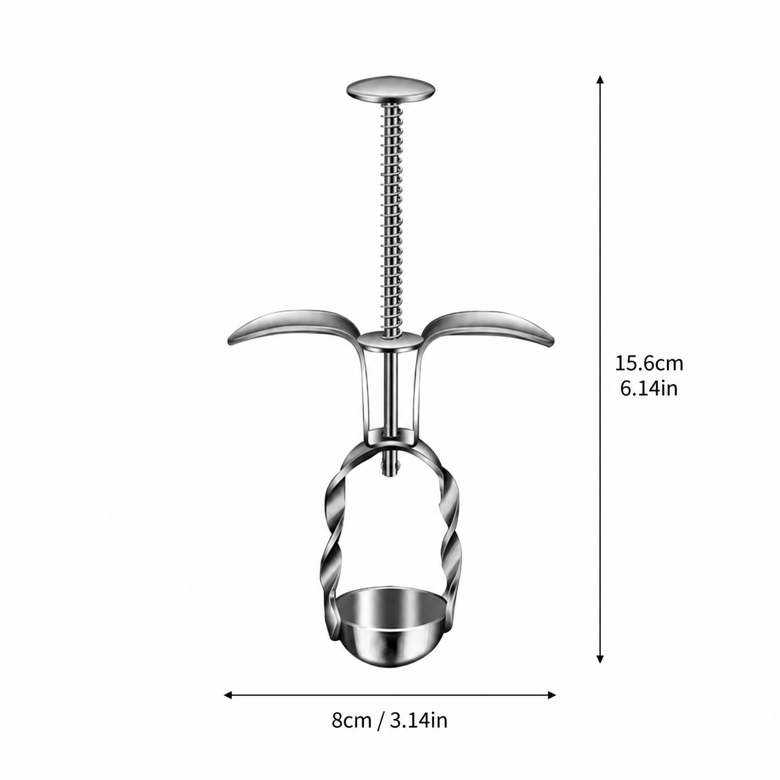 ステンレス製の赤いナツメ種抜きツール、ベーキング、料理、スナ - Kitchen Gadgets Usa のレビューと価格