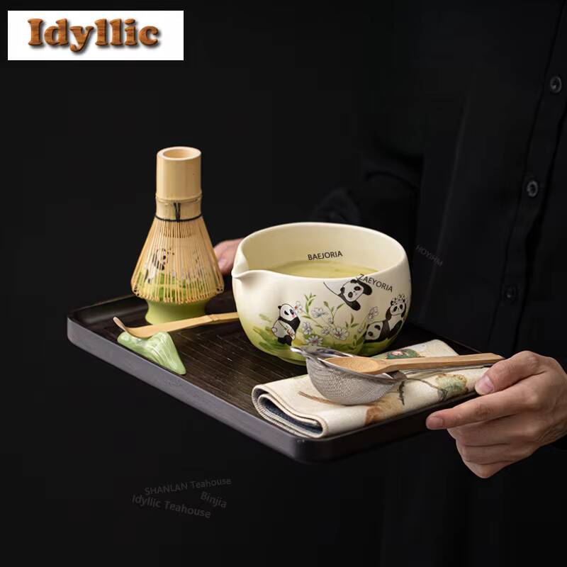 ロックミネラルホワイトパンダティーセットコンプリートセット日 - Kitchen Gadgets Japanese のレビューと価格