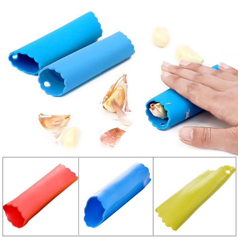 1pc マジックシリコーンニンニクの皮むき器野菜の皮簡単ピー - Kitchen Gadgets Hacks のレビューと価格