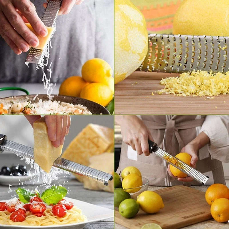 ステンレス鋼チーズおろし金スライサーレモンゼスターチョコレー - Kitchen Gadgets Hacks のレビューと価格
